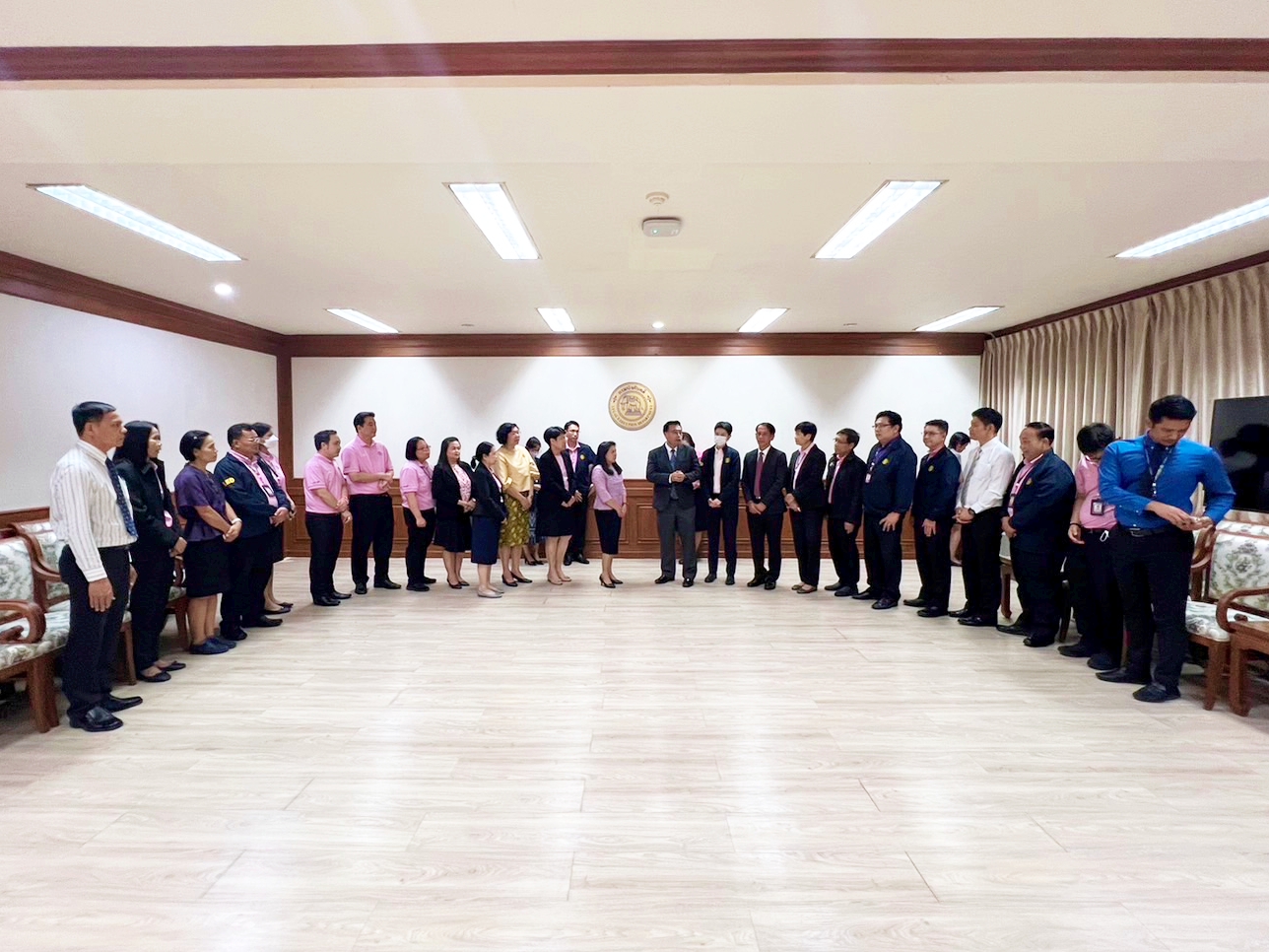 คณะผู้บริหารกรมบังคับคดี เข้าสวัสดีปีใหม่ พ.ศ. 2567 อธิบดีกรมบังคับคดี